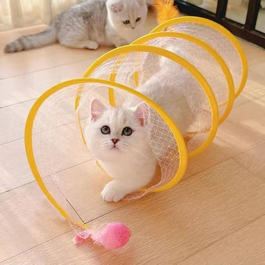 Tunnel With Feathers And Sisal Toy